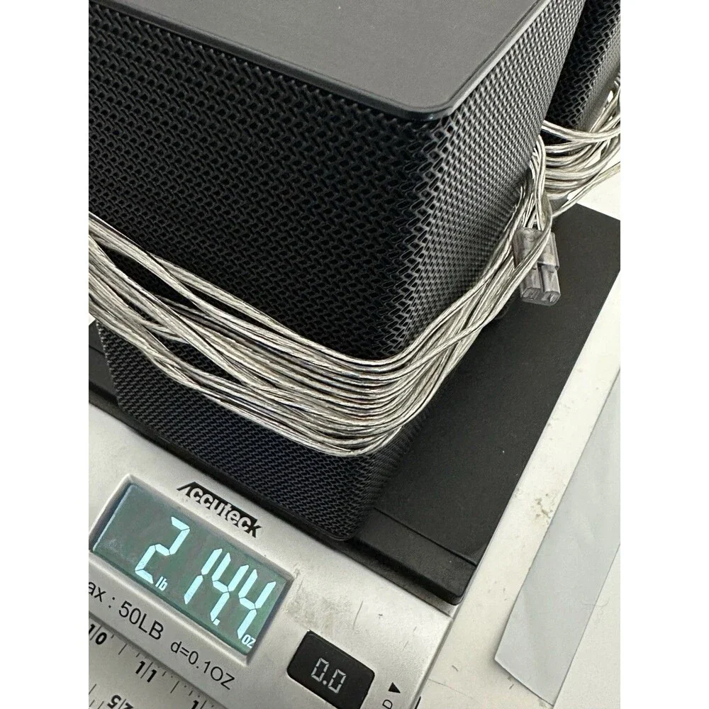 Samsung PS-SM10 Surround Speakers Left Right Pair 3 Ohm w/ Wires UNTESTED